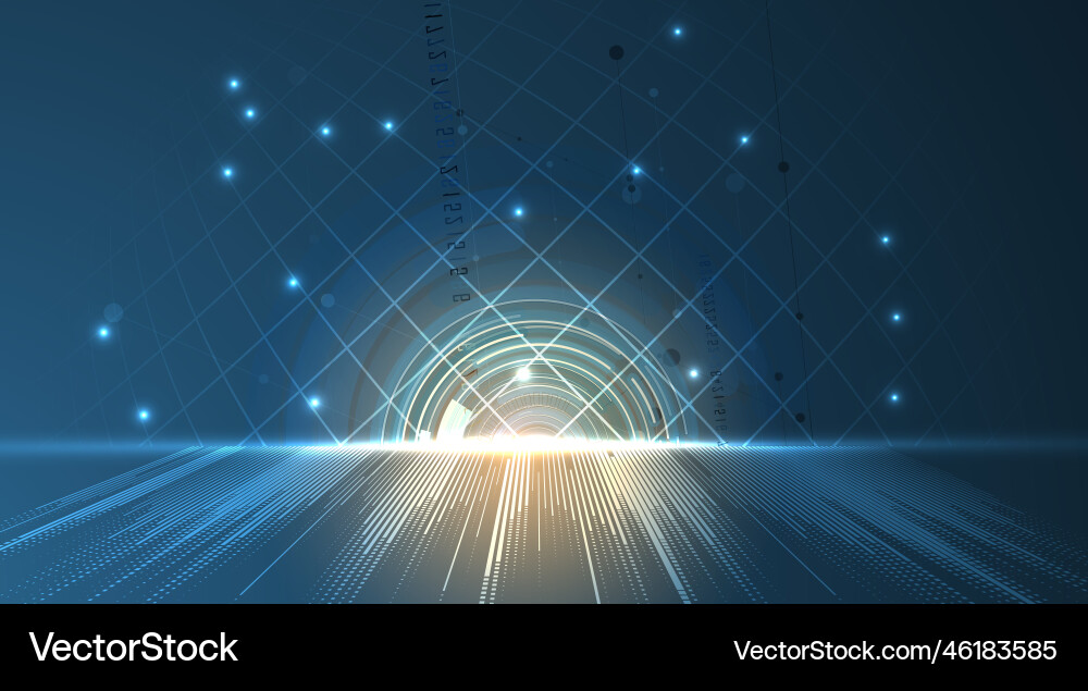 Abstract technology particle virtual molecule Abstract technology particle virtual molecule Vector Image