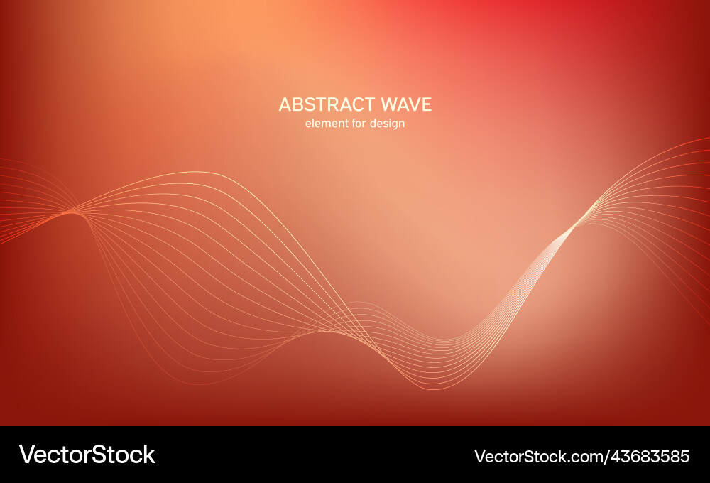 Abstract wave element for design digital Vector Image