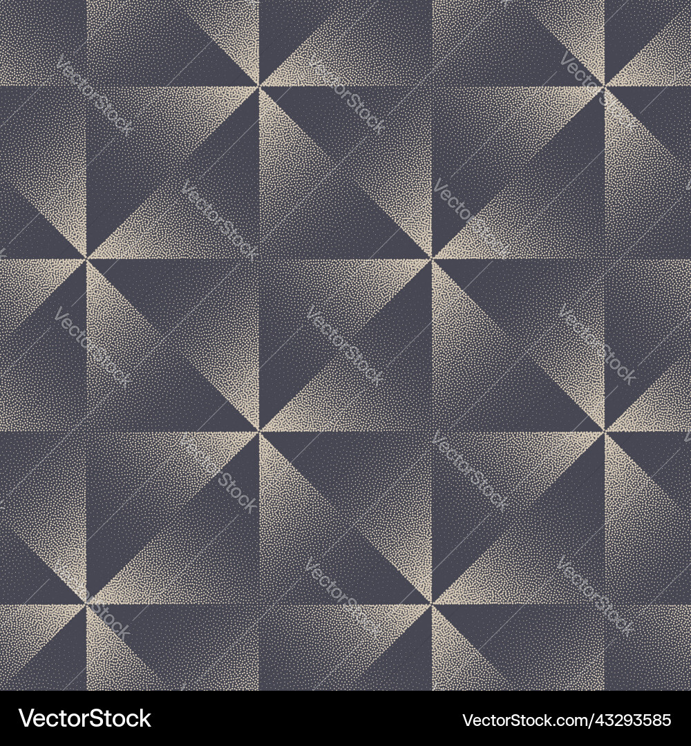 Retro Geometric Tile Pattern vector image