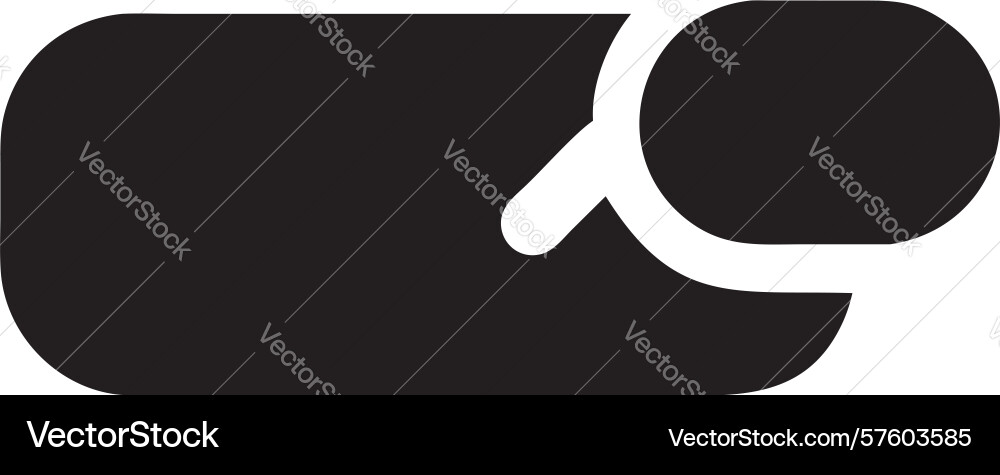 Toggle switch on search mode design generative ai vector image