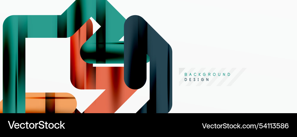 Abstract background - colorful lines composition Abstract background - colorful lines composition Vector Image