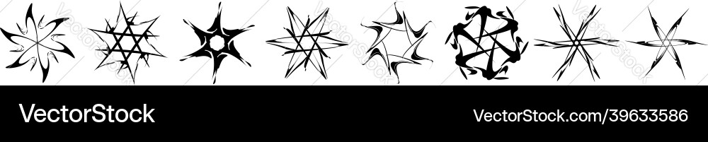 Abstract circular drawing amorphous nonfigurative Vector Image
