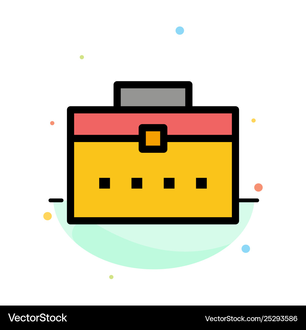Bag worker user interface abstract flat color Bag worker user interface abstract flat color Vector Image