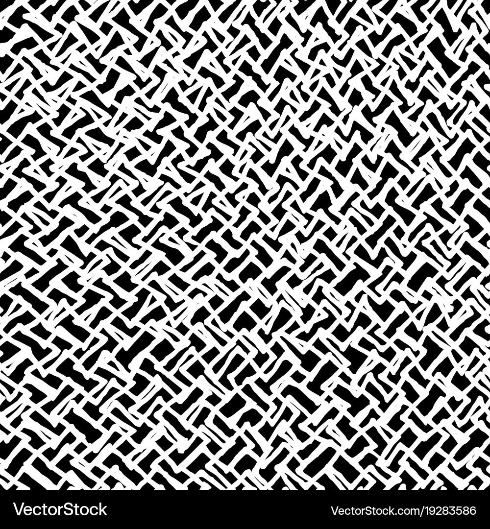 Chaotic Black Texture Pattern vector image