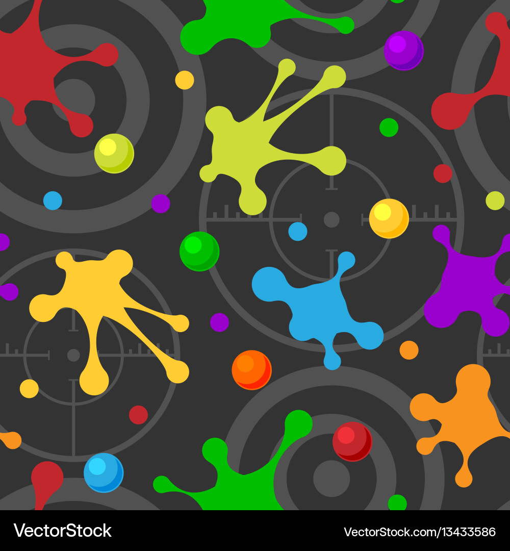 Dark Colorful Splash Pattern vector image