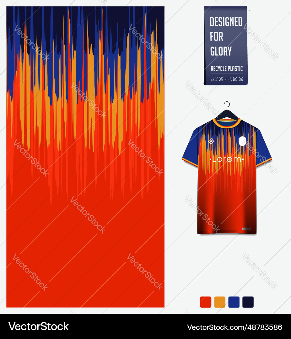 Dynamic Soccer Pattern vector image