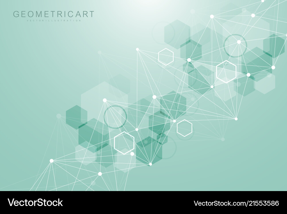 Geometric abstract background with connected line Geometric abstract background with connected line vector image