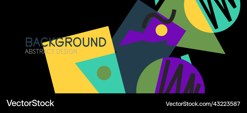 Abstract background with blocks lines geometric Abstract background with blocks lines geometric vector image