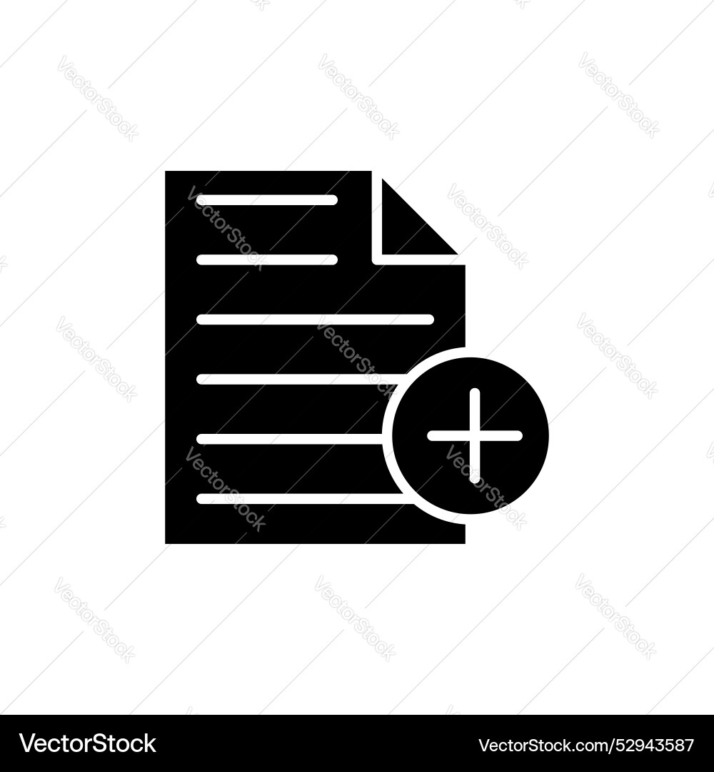 Add document icon set new file or page symbol Add document icon set new file or page symbol vector image