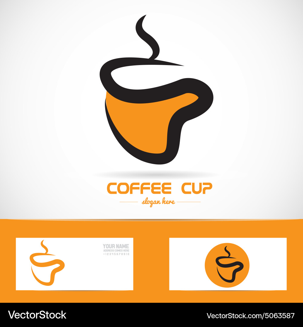 Coffee Cup Logo Icon Vector Image