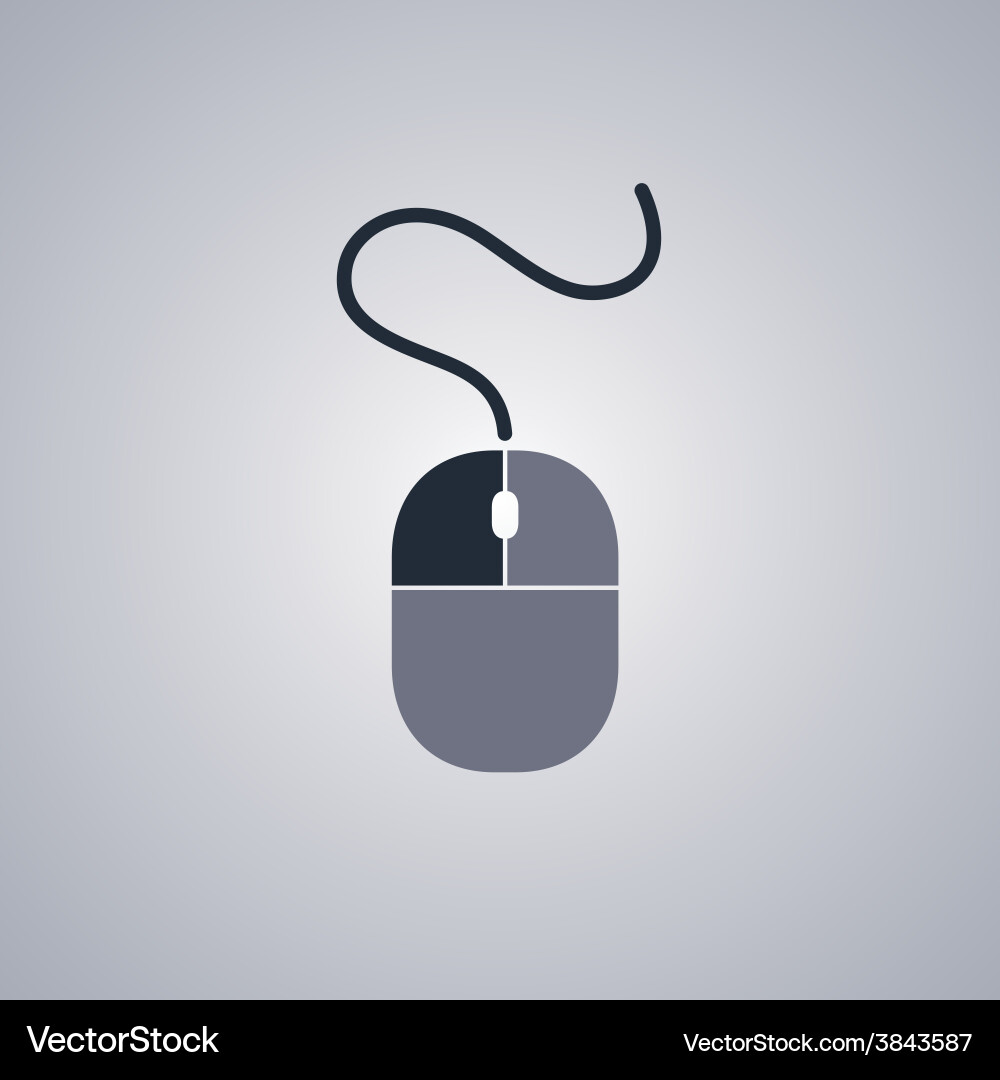 Computer mouse vector image