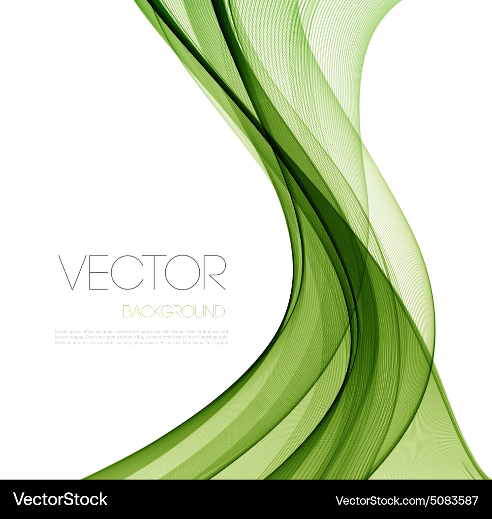 Dynamic Wave Stream Abstract Background Vector Image