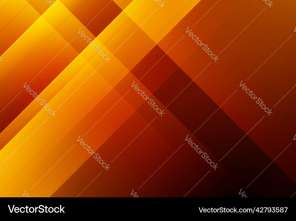 Gold polygon abstract pattern on dark background vector image
