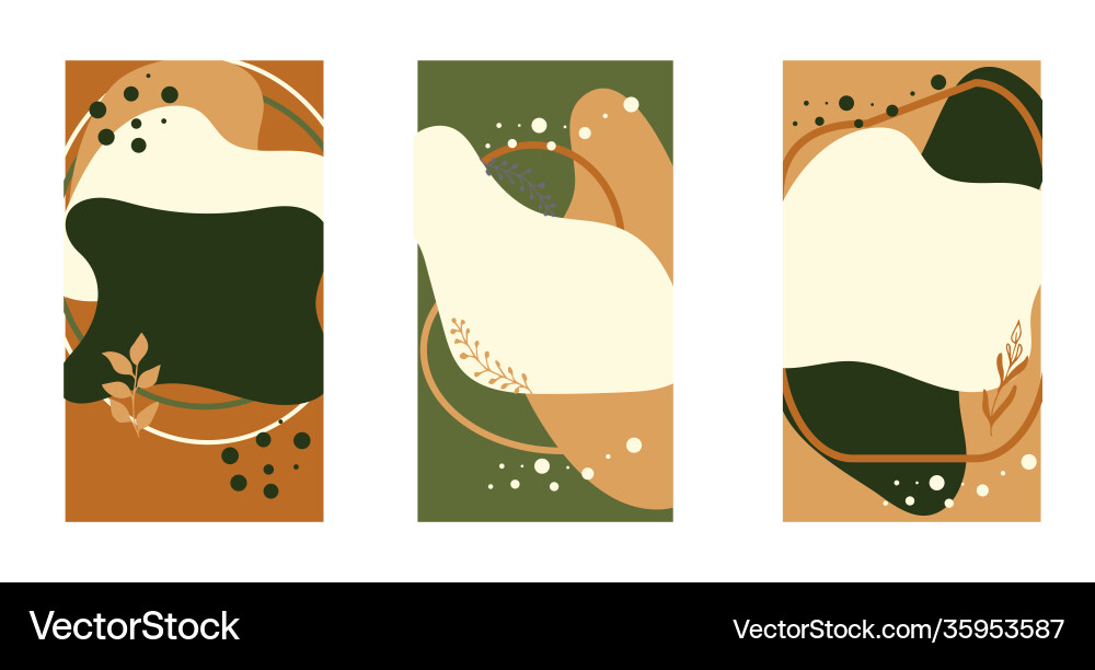 Set abstract backgrounds in minimal style Set abstract backgrounds in minimal style vector image