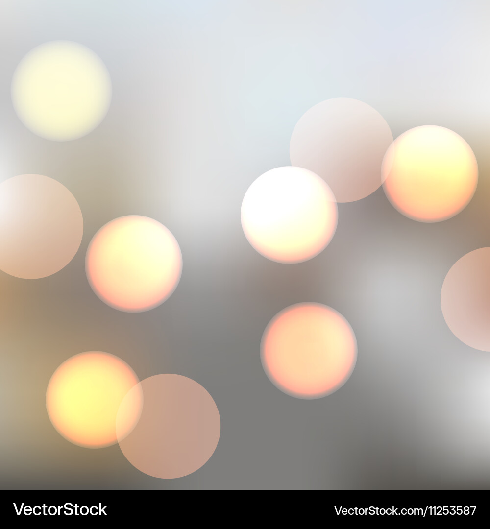 Sparkling bokeh Vector Image