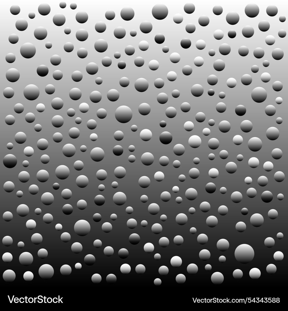 3d polka dots circle floating in space pattern 3d polka dots circle floating in space pattern vector image