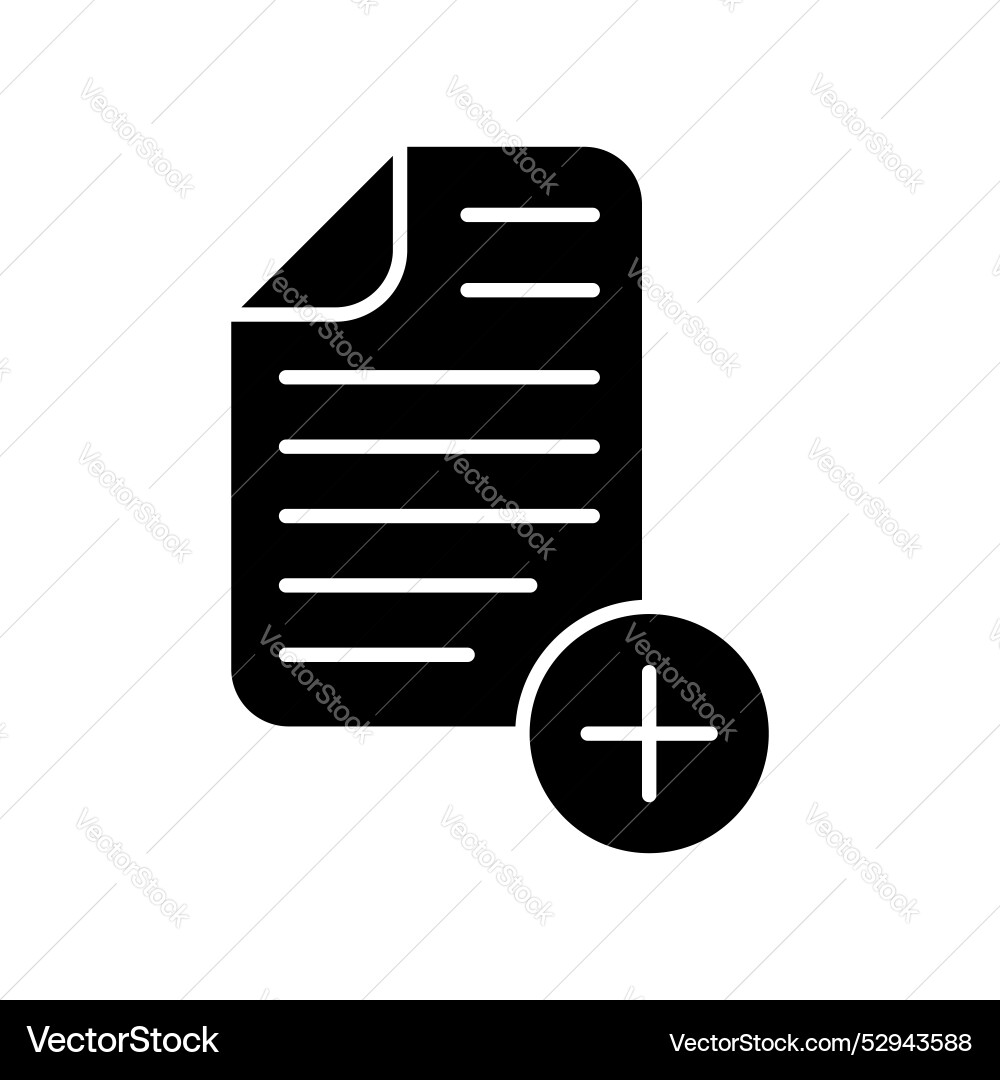 Add document icon set new file or page symbol Add document icon set new file or page symbol vector image