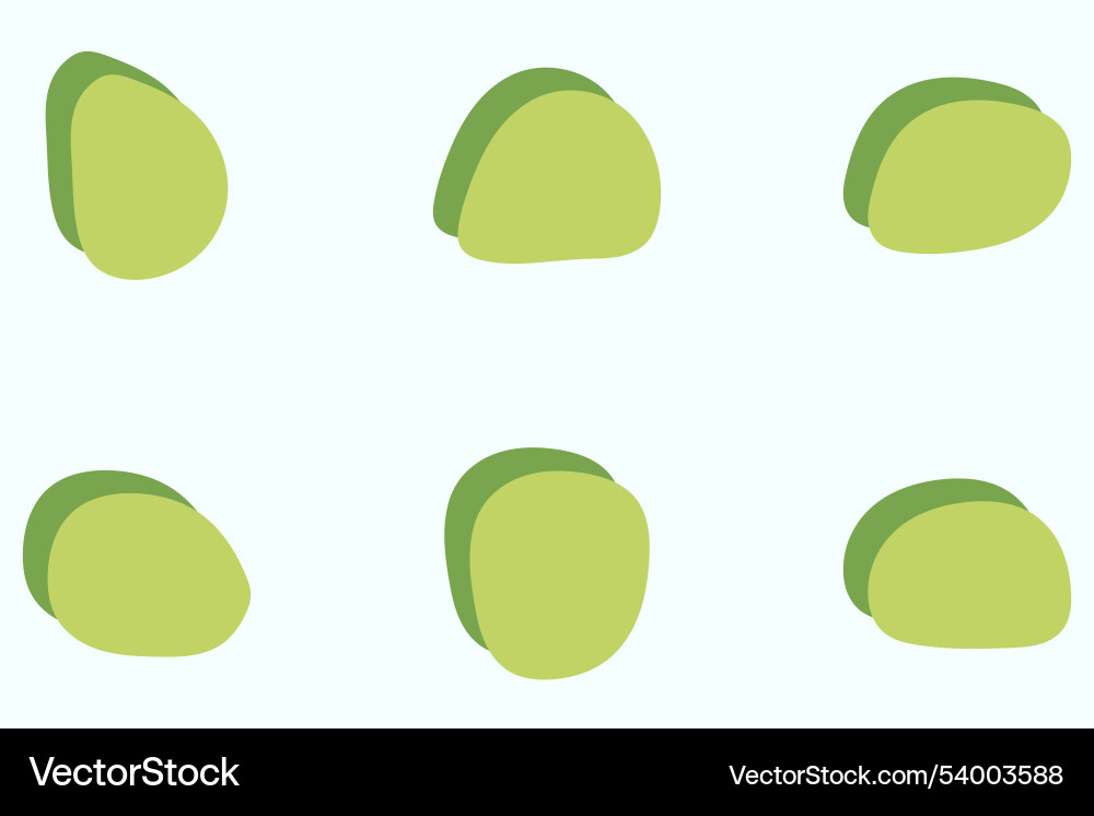Einfache blob abstrakte Form Design-Set vektorbild