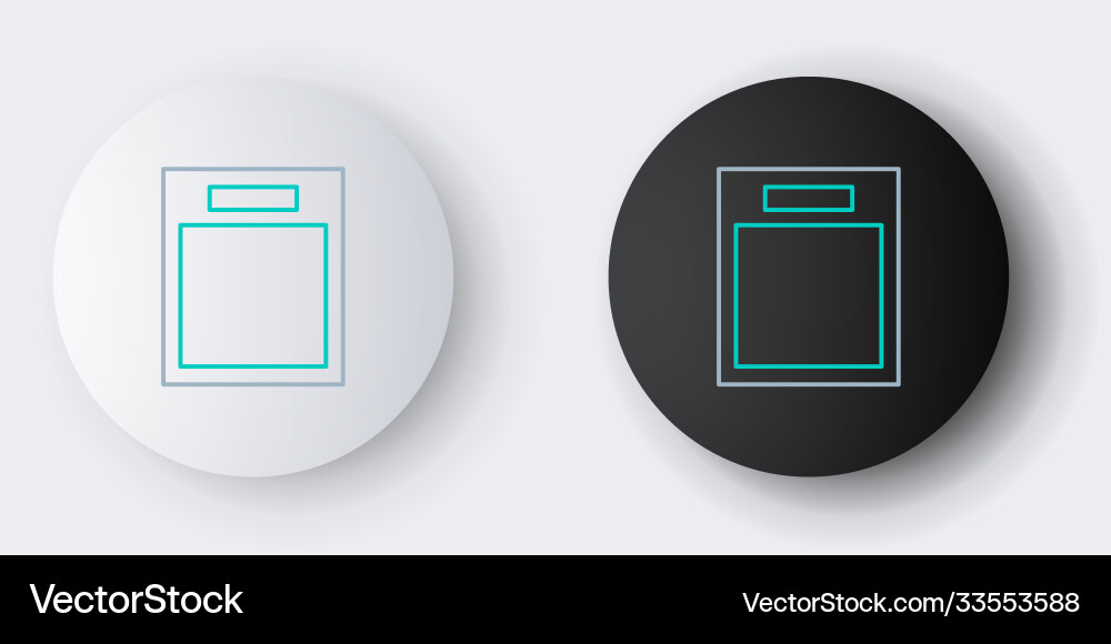 Line empty form icon isolated on grey background Line empty form icon isolated on grey background Vector Image