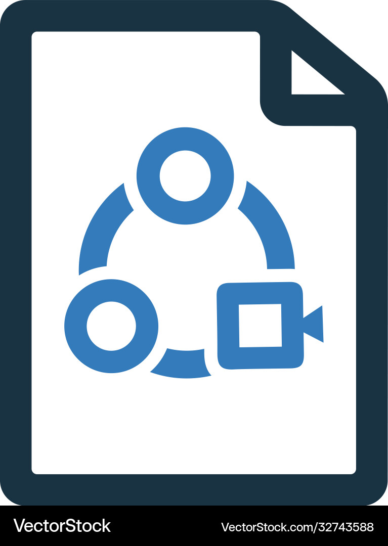 Management workflow icon graphics vector image