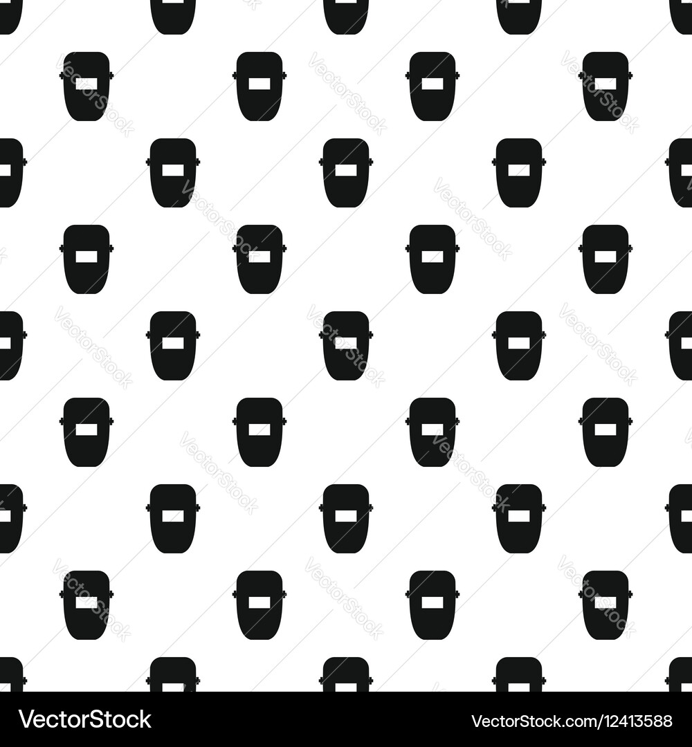 Mask of welder pattern simple style Vector Image