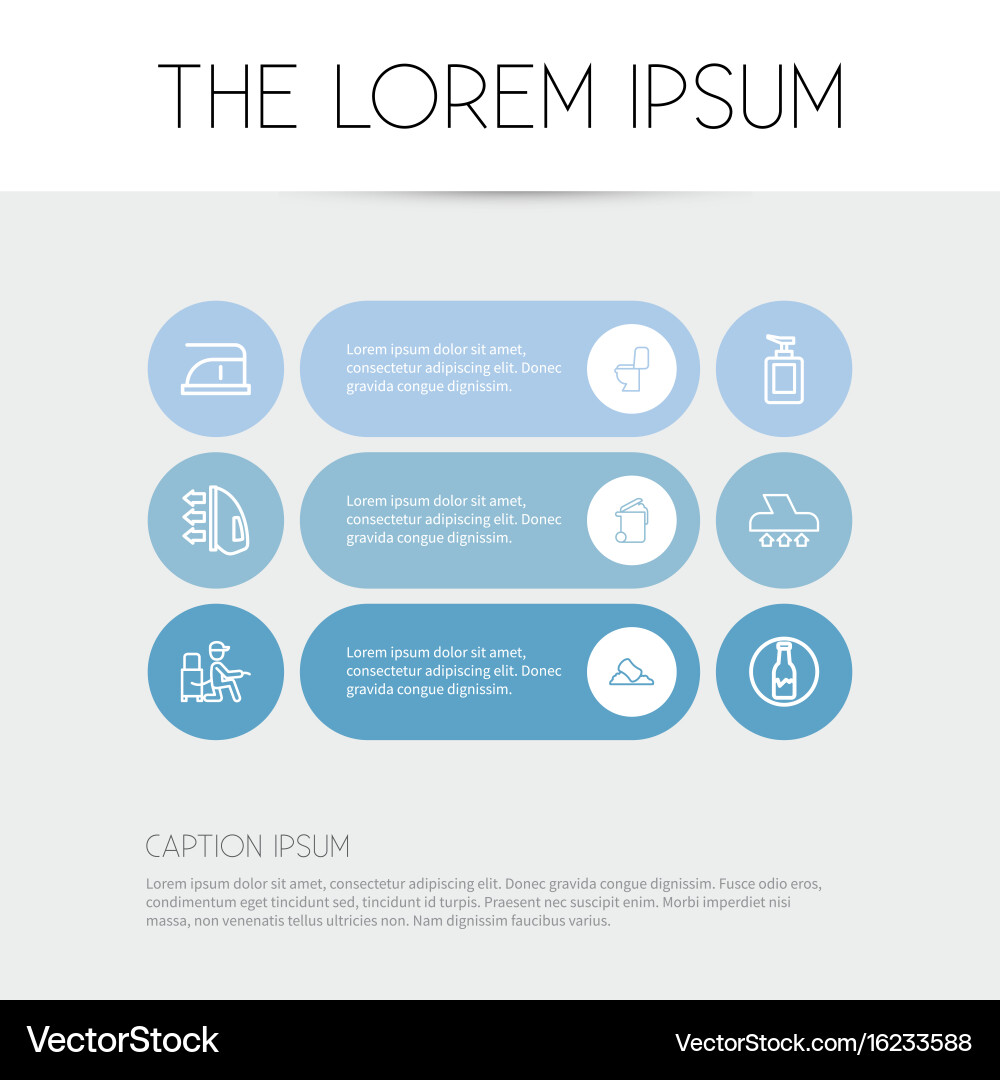 Set of 9 editable cleanup outline icons includes Vector Image