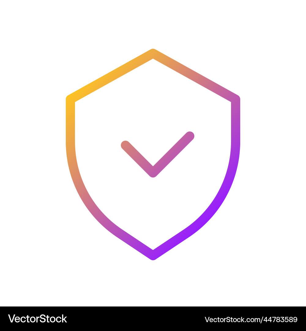 Cyber security pixel perfect gradient linear ui Cyber security pixel perfect gradient linear ui vector image