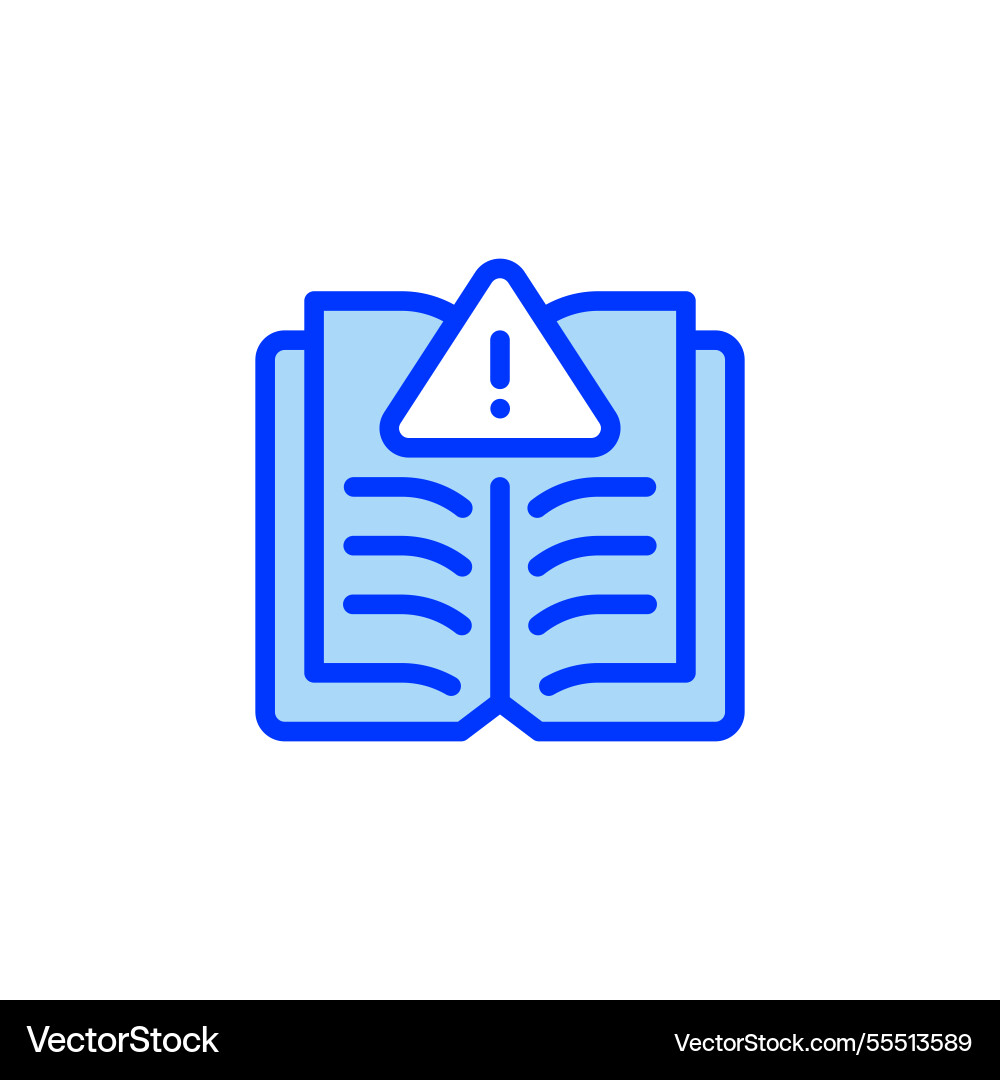 Safety protocol filled line icon linear style Vector Image