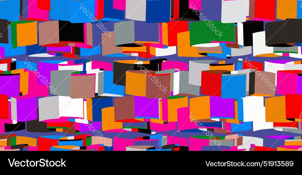 Seamless geometric pattern color print Seamless geometric pattern color print vector image