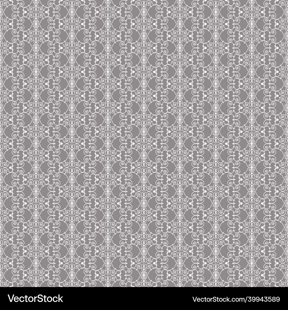 White openwork pattern vector image