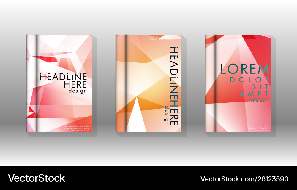 Abstract colorful and triangular background ready vector image