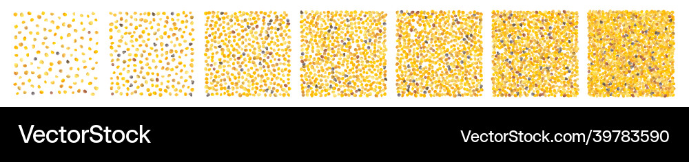 Bee pollen texture background perga pattern Vector Image