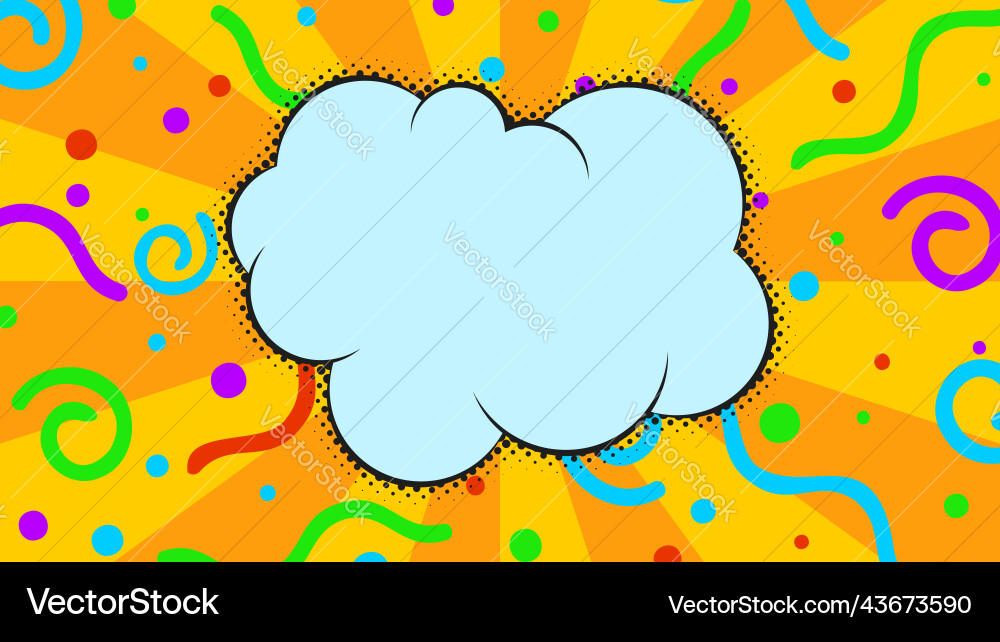 Comic speech bubble Royalty Free Vector Image - VectorStock