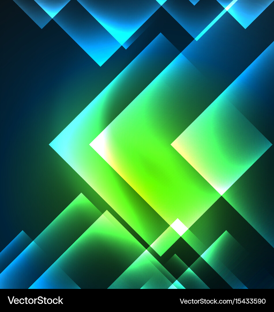 Dark Shiny Squares Abstract Background Vector Image