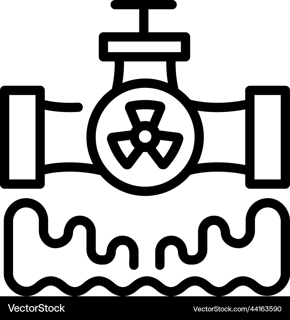 Pipeline explosion Vector Image