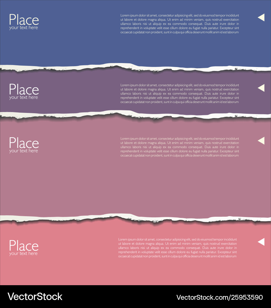 Torn Paper Background - Text Space vector image