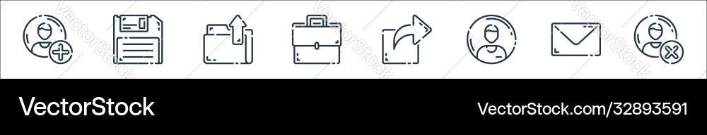 Benutzeroberfläche Linie Icons lineare eingestellte Qualität Benutzeroberfläche Linie Icons lineare eingestellte Qualität vektorbild