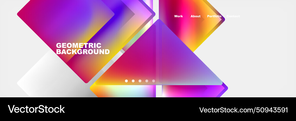 Triangle minimal web site page background design Triangle minimal web site page background design vector image