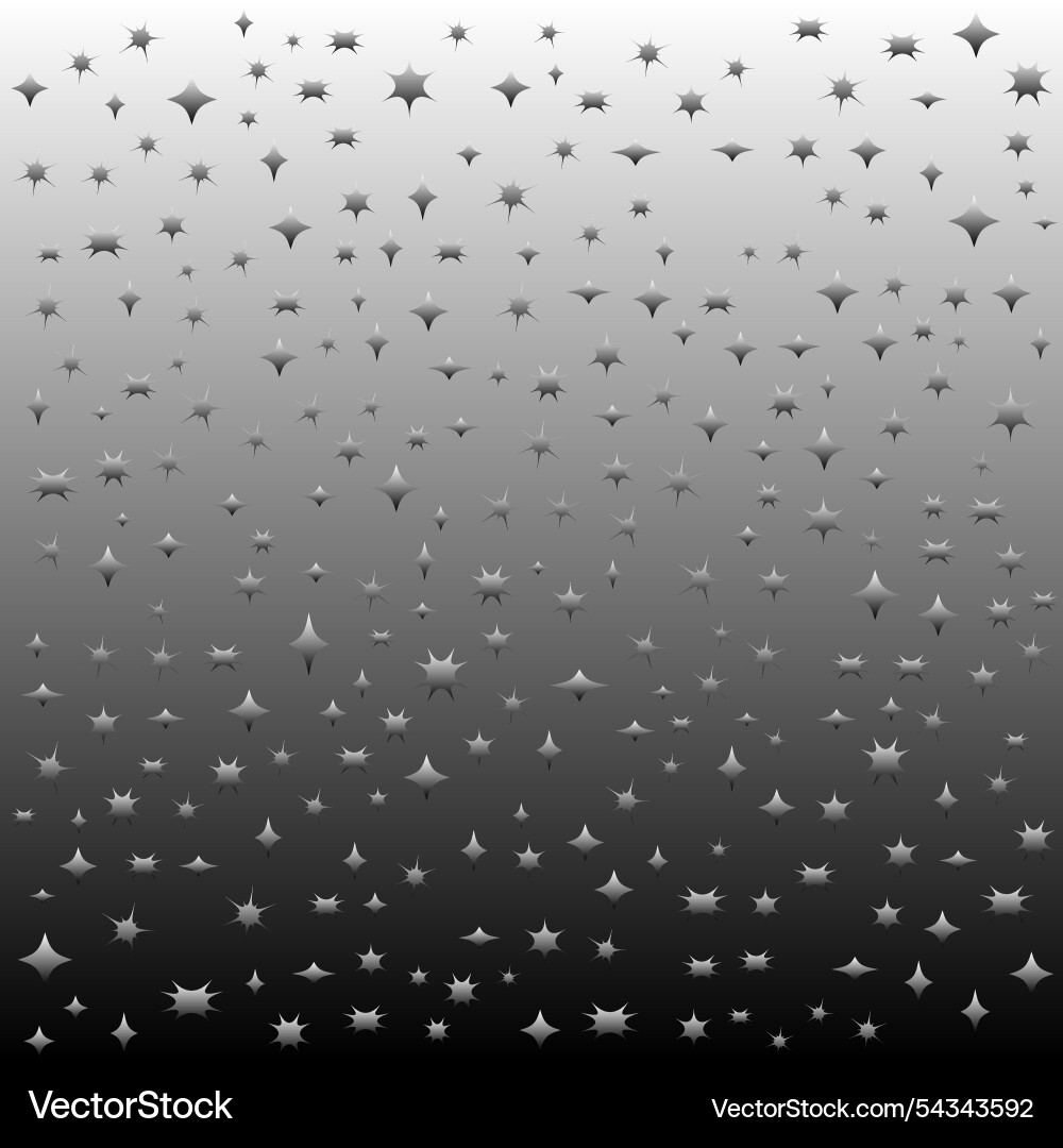 3d polka star shape floating in space pattern 3d polka star shape floating in space pattern vector image