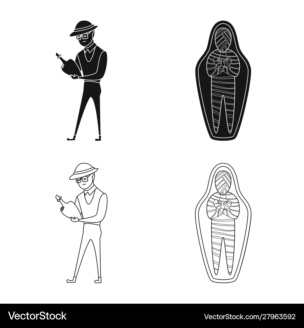 Isolated object story and items icon set Isolated object story and items icon set Vector Image