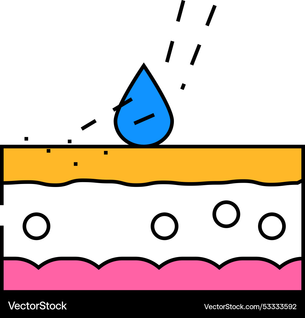 Phytophotodermatitis skin problem icon color Phytophotodermatitis skin problem icon color vector image