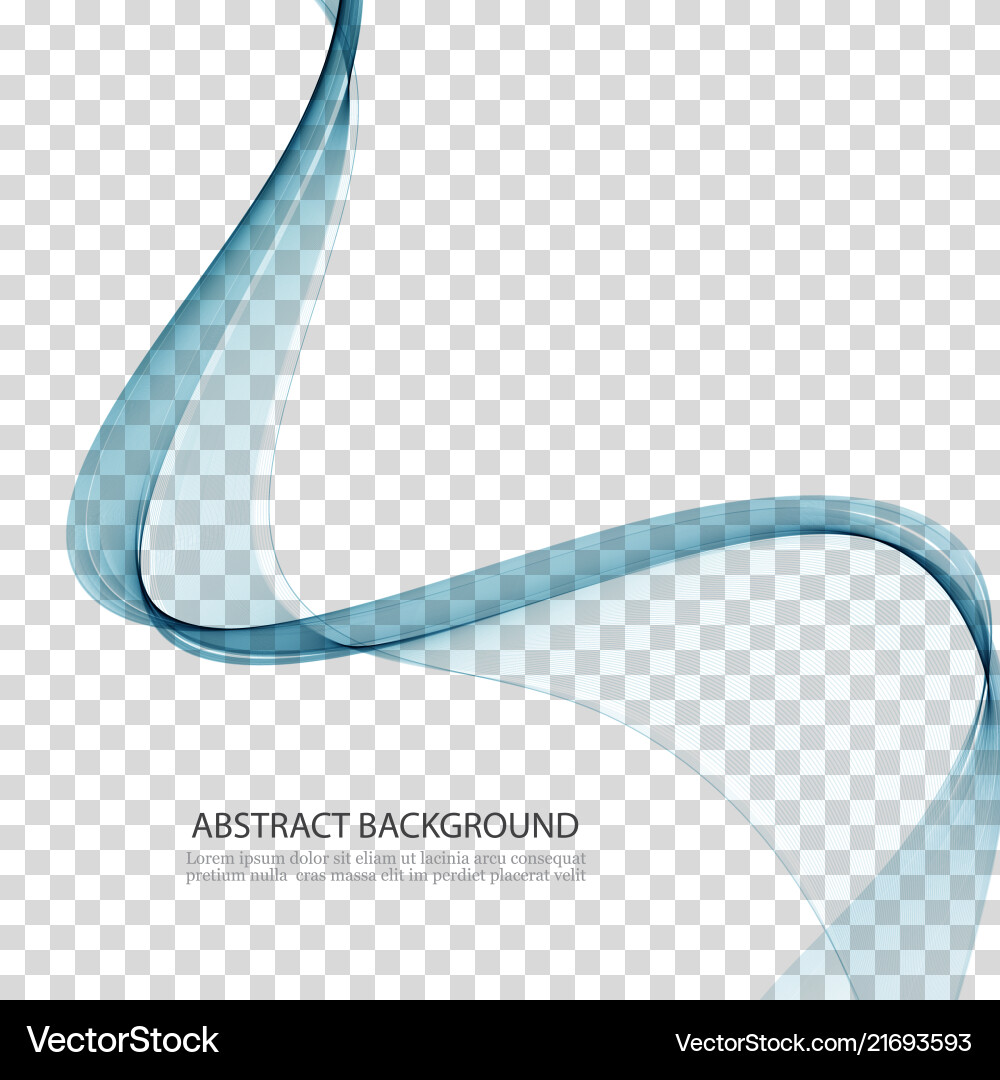 Abstract Wave Background - Elegant Flow Vector Image