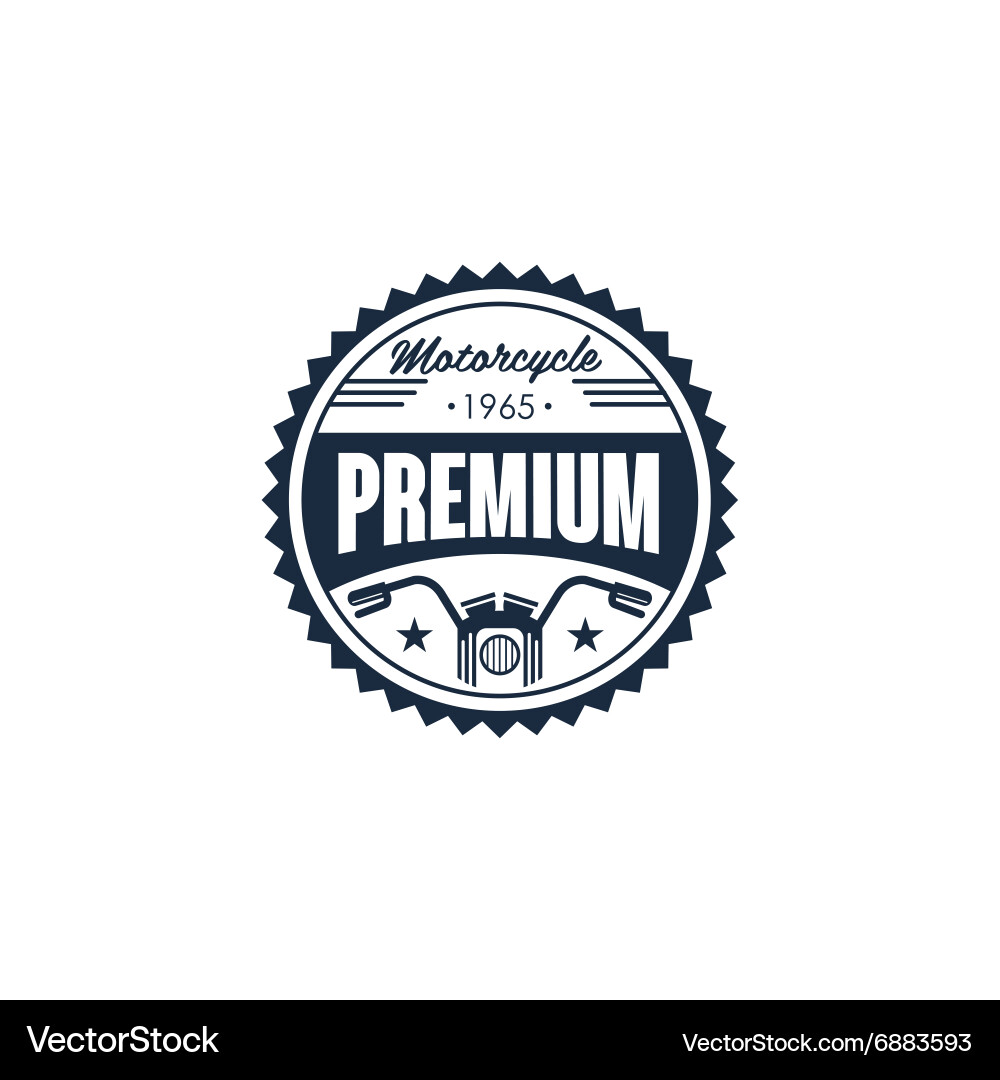 Badges motorcycle collections vector image