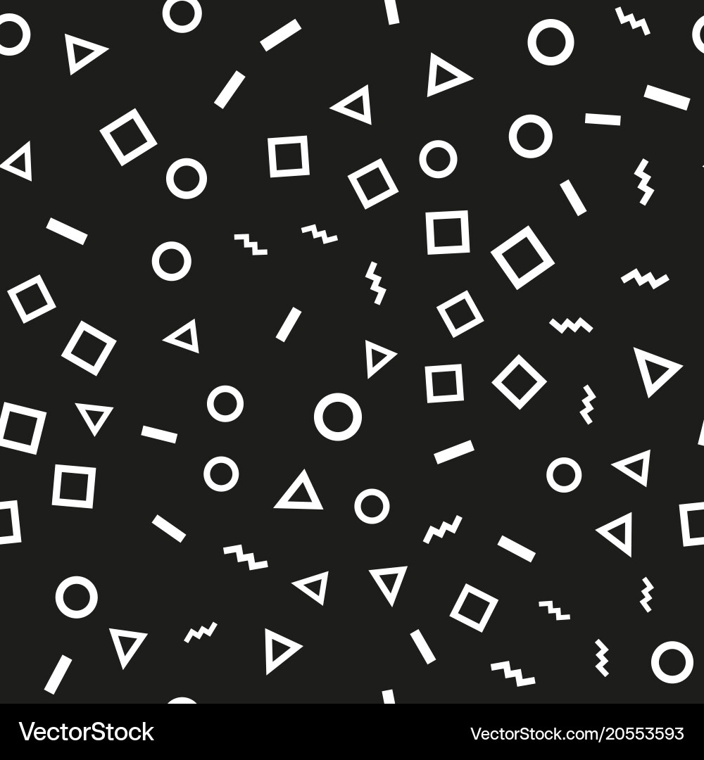 Geometric Pattern with Triangles vector image