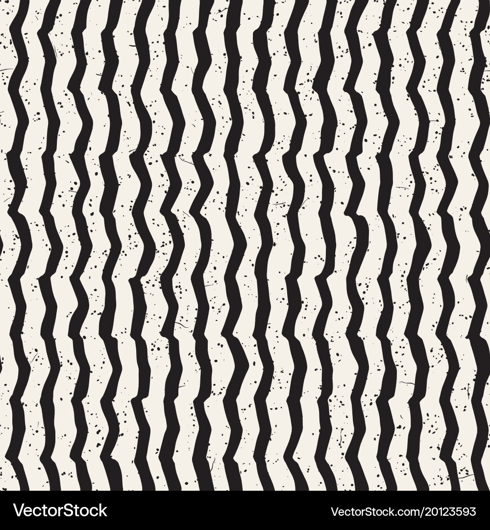 Hand drawn style seamless pattern abstract vector image
