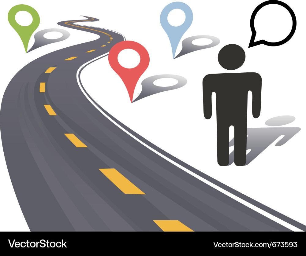 Road Trip Traveler Vector Image