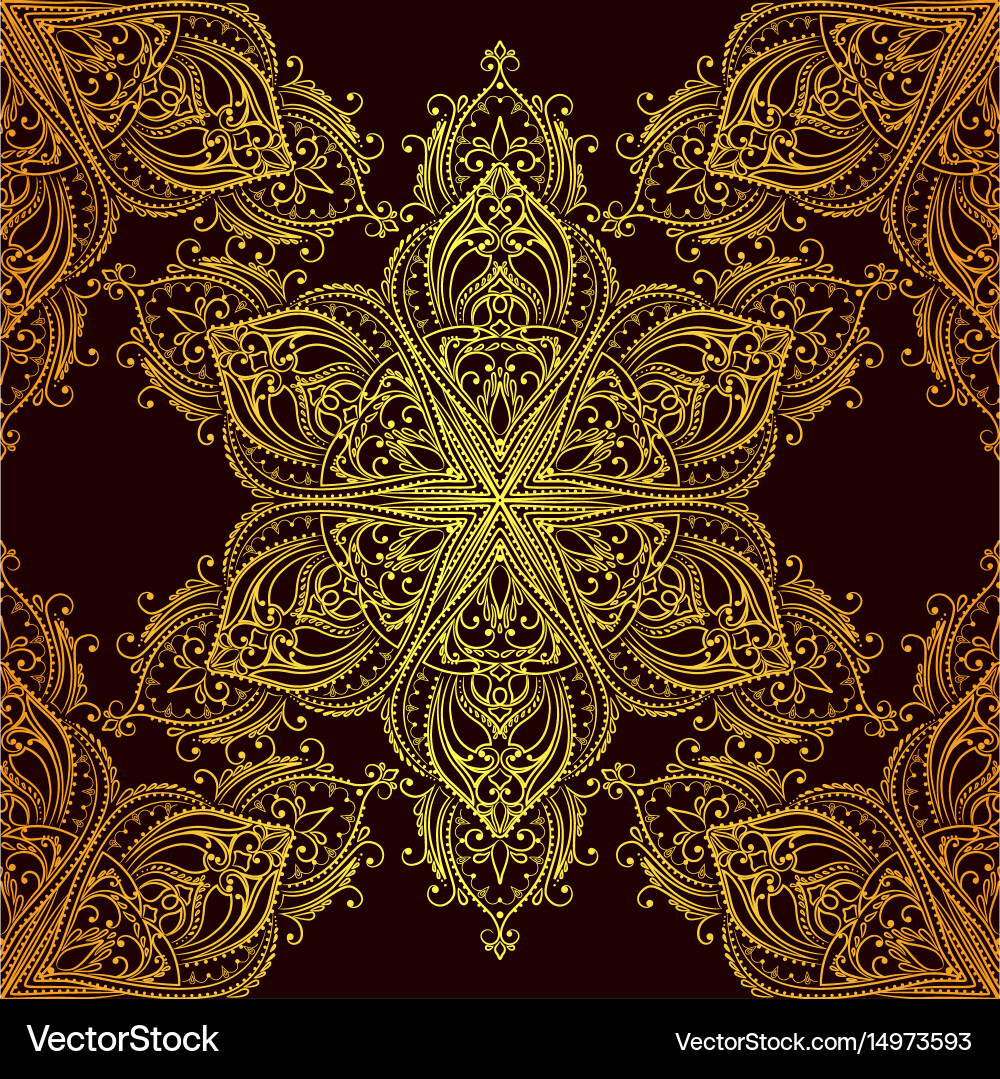 Seamless pattern with abstract elements vector image