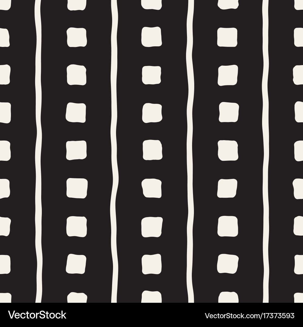 Seamless pattern with hand drawn lines abstract Vector Image