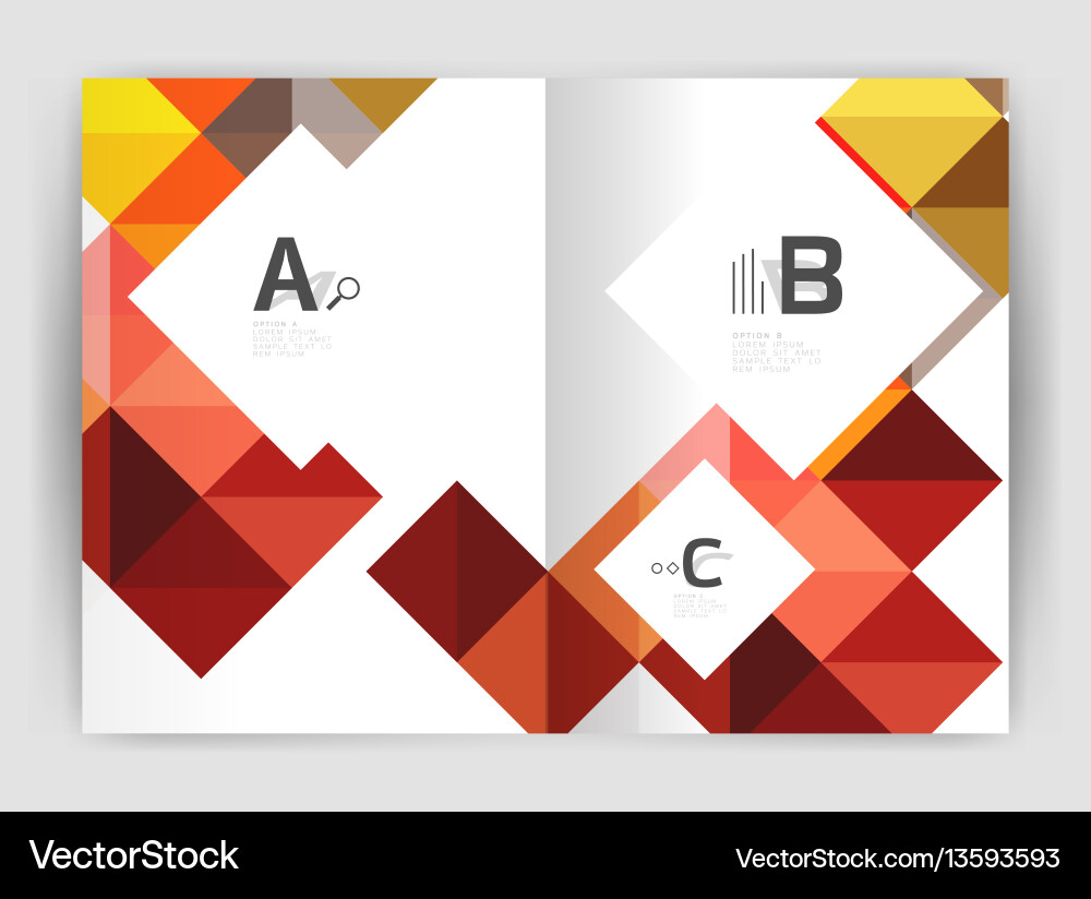 Square minimalistic abstract background Square minimalistic abstract background vector image