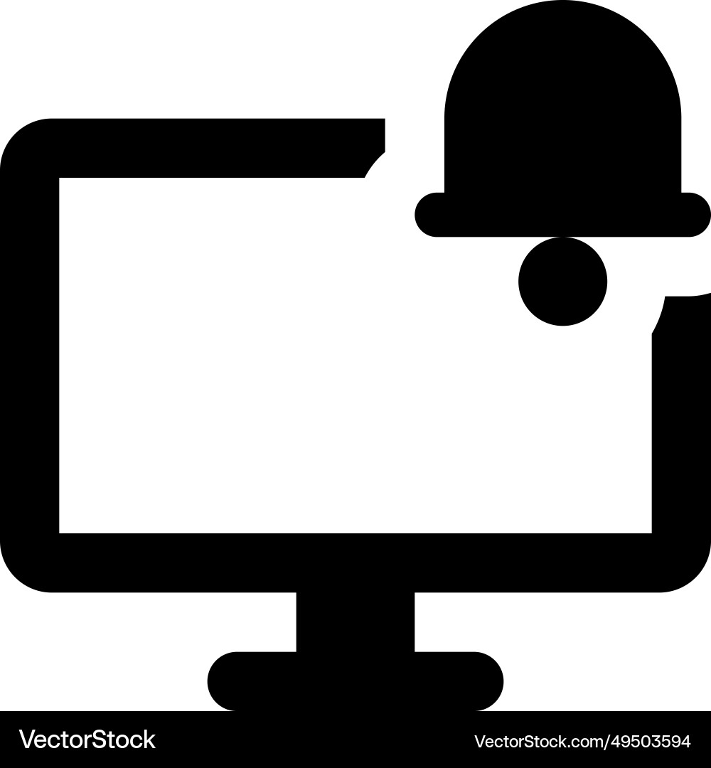 Informative notification popups keep users updated vector image